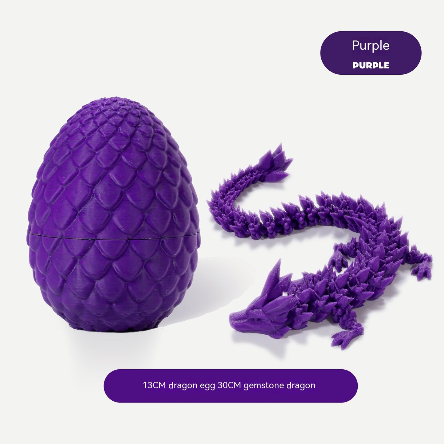 3D Printing Dragon Egg Dragon Gift Set Gem Dragon Decoration Hand-made Gift Color Decorative Creative Fashion Play