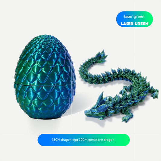 3D Printing Dragon Egg Dragon Gift Set Gem Dragon Decoration Hand-made Gift Color Decorative Creative Fashion Play